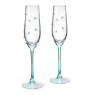 Luster Butterfly Icon Champagne Flutes Set of Two