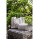 Luxe Linen Xl Runaround Tote - Sand-Coco - Sand-Coco