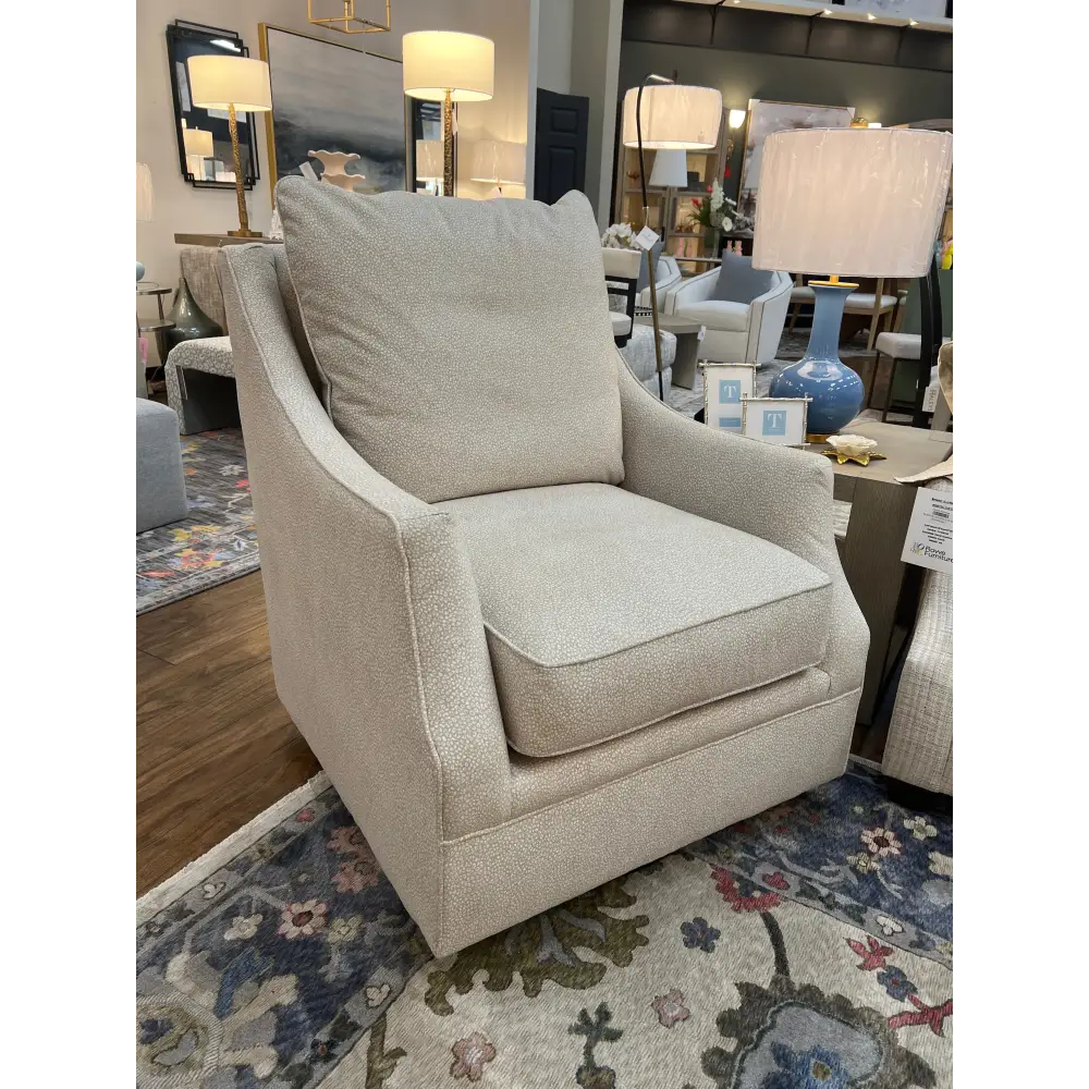 MALAKI SWIVEL GLIDER CHAIR - MALAKI PON KHAKI/GLIDE - SWIVEL GLIDER CHAIR