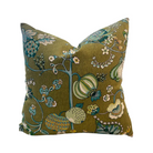 Maureen Floral Throw Pillow with Feather Insert