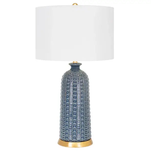 Melrose Denim Blue Table Lamp - Table Lamp
