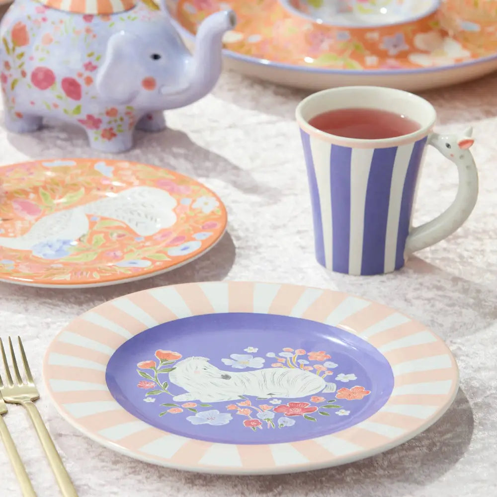 Menagerie Set of 4 Dinner Plate 11’’ 4 asst
