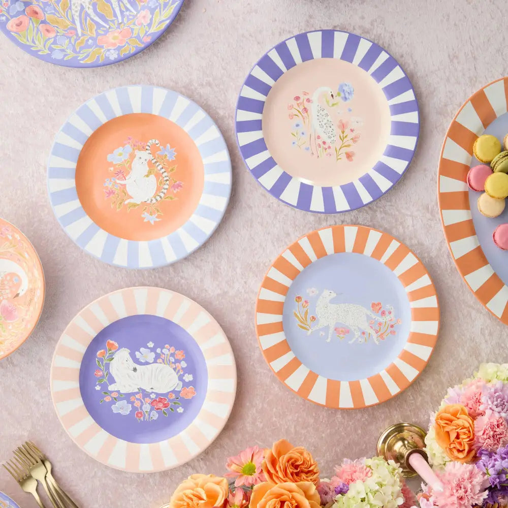 Menagerie Set of 4 Dinner Plate 11’’ 4 asst