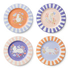 Menagerie Set of 4 Dinner Plate 11’’ 4 asst