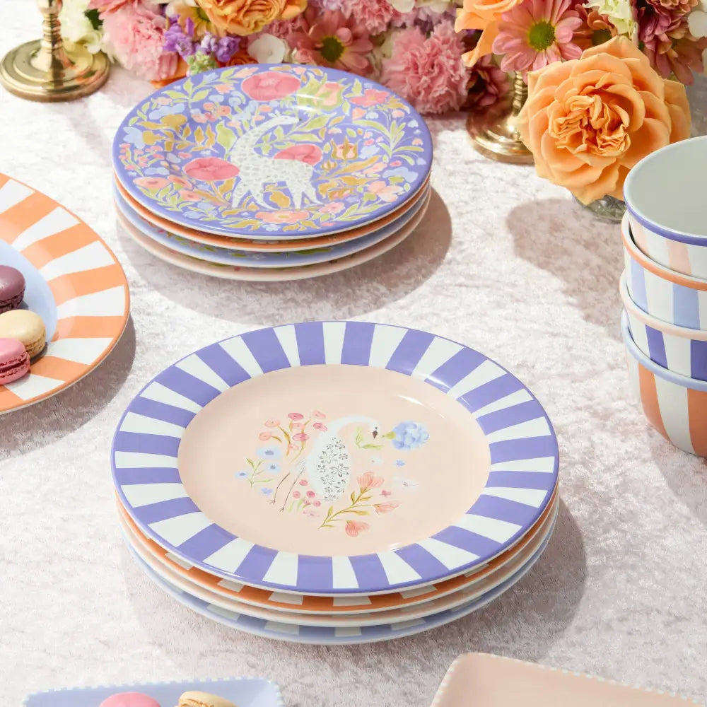 Menagerie Set of 4 Dinner Plate 11’’ 4 asst