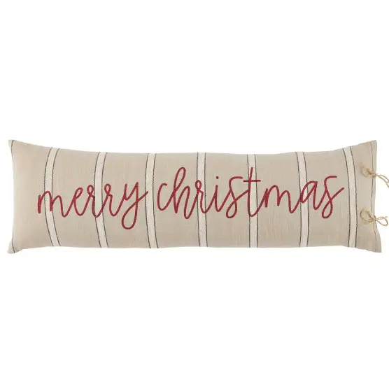 Merry Christmas Woven Pillow - Holidays