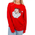 Merry Man Red Crew Neck Sweatshirt - Christmas Sweatshirt