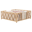 Metal Lunch Napkin Caddy Arch in Gold Leaf