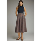 Midi Navy Stripe Dress - S - Dress