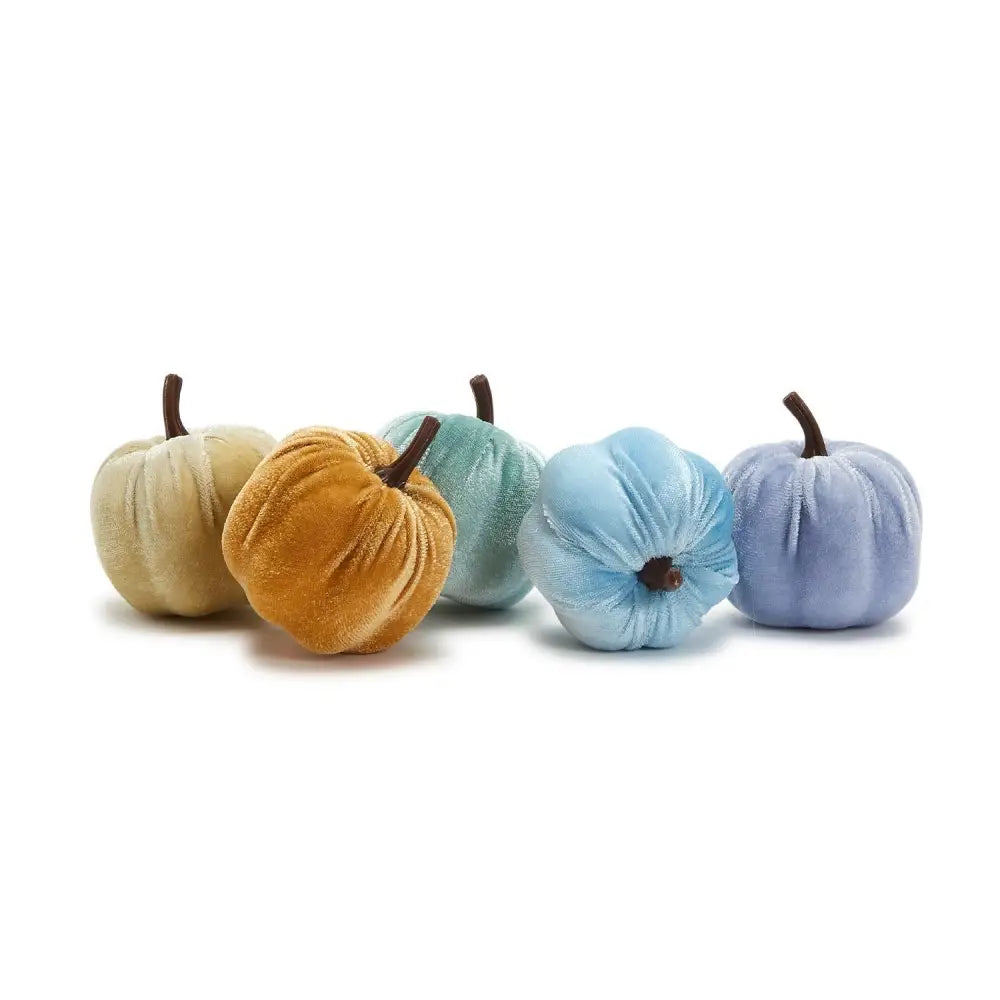 Mini Velvet Pumpkins - Pumpkins