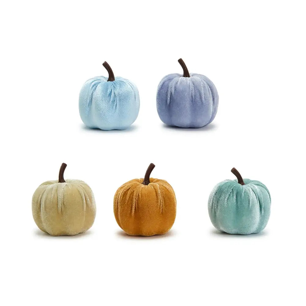 Mini Velvet Pumpkins - Pumpkins