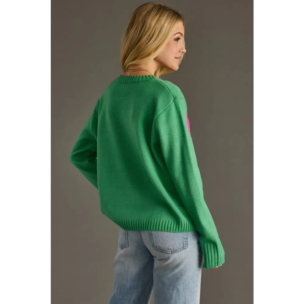 Mint Green Merry Sweater