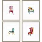 Mod Chairs I S/4 - Wall Decor