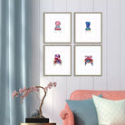 Mod Chairs II S/4 - Wall Decor