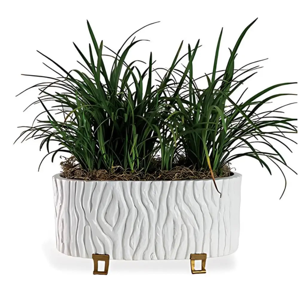 Montana Oval Planter - White - Planter