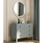 Mornington Linen Wrapped 3 Drawer Dresser - Dresser