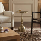 Natalie Gold Accent Table - Accent Table