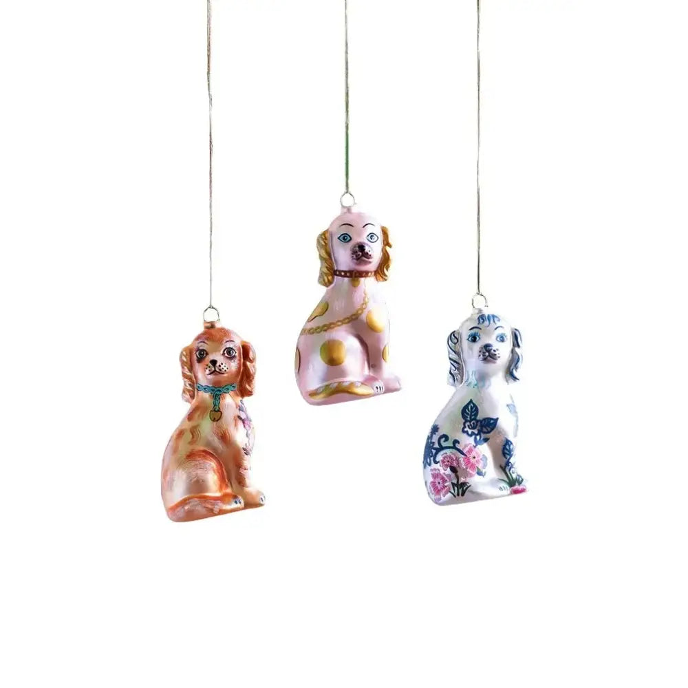 Nathalie Lete Floral Dog Ornament - Holidays