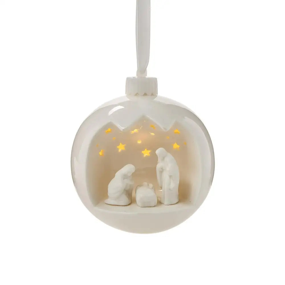Nativity Scene Led Ornament - ornament