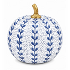 Navy Meadow Sprig Pumpkin