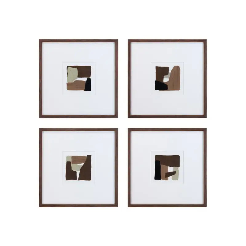 Neutral Colored Abstract Art - Artwork