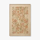Neutral Floral Embroidered Art - Artwork