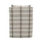 Neutral Plaid Swivel Chair - Swivel Chair