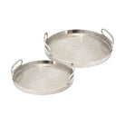 Nickel Round Trays - Home Decor