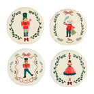 Nutcracker Coaster Set - Christmas