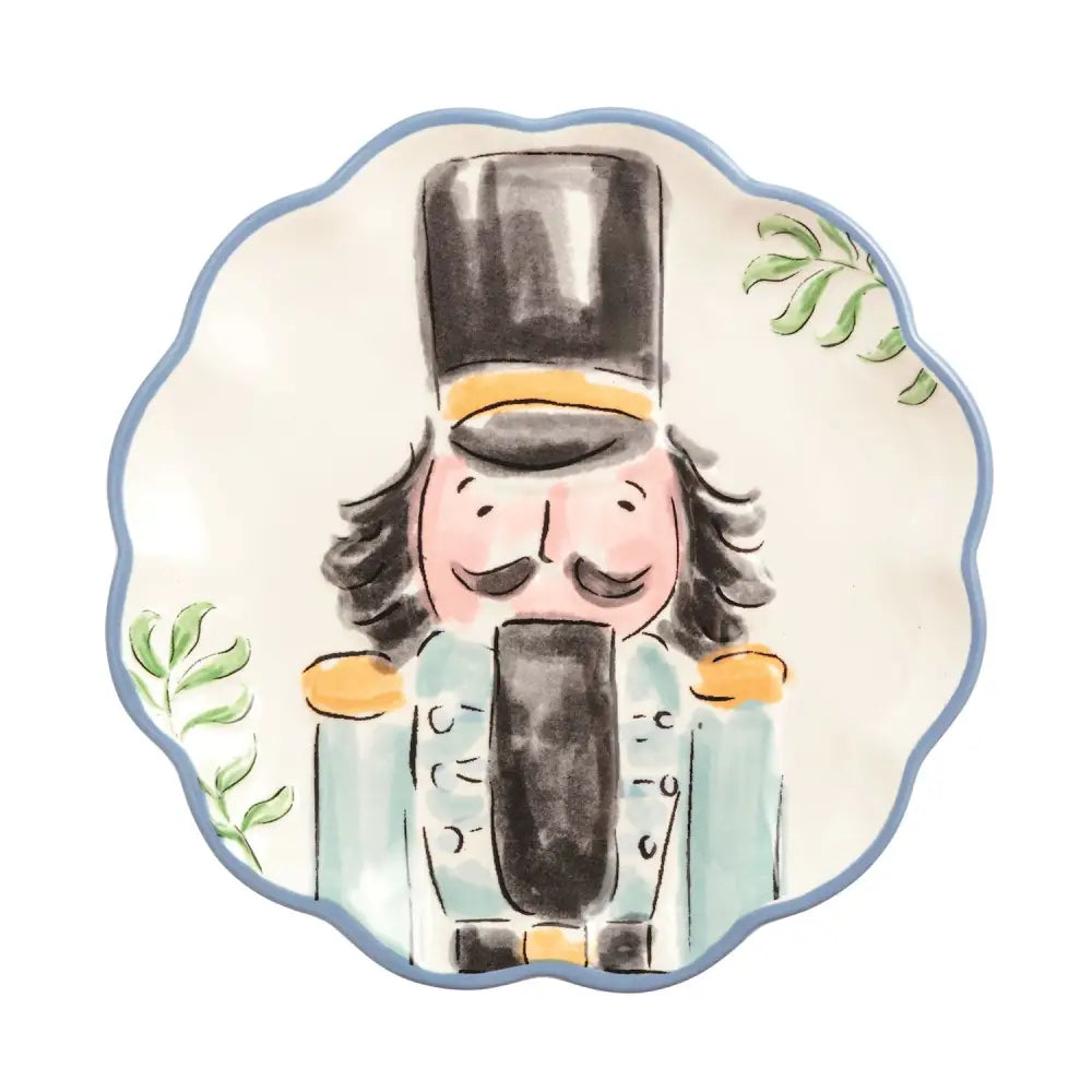 Nutcracker Dessert Plate - Blue - Desser Plate