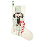Nutcracker Embroidered Stocking - Light Green - Stocking