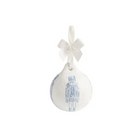 Nutcracker Paper-Mache Ornament - Blue Nutcracker