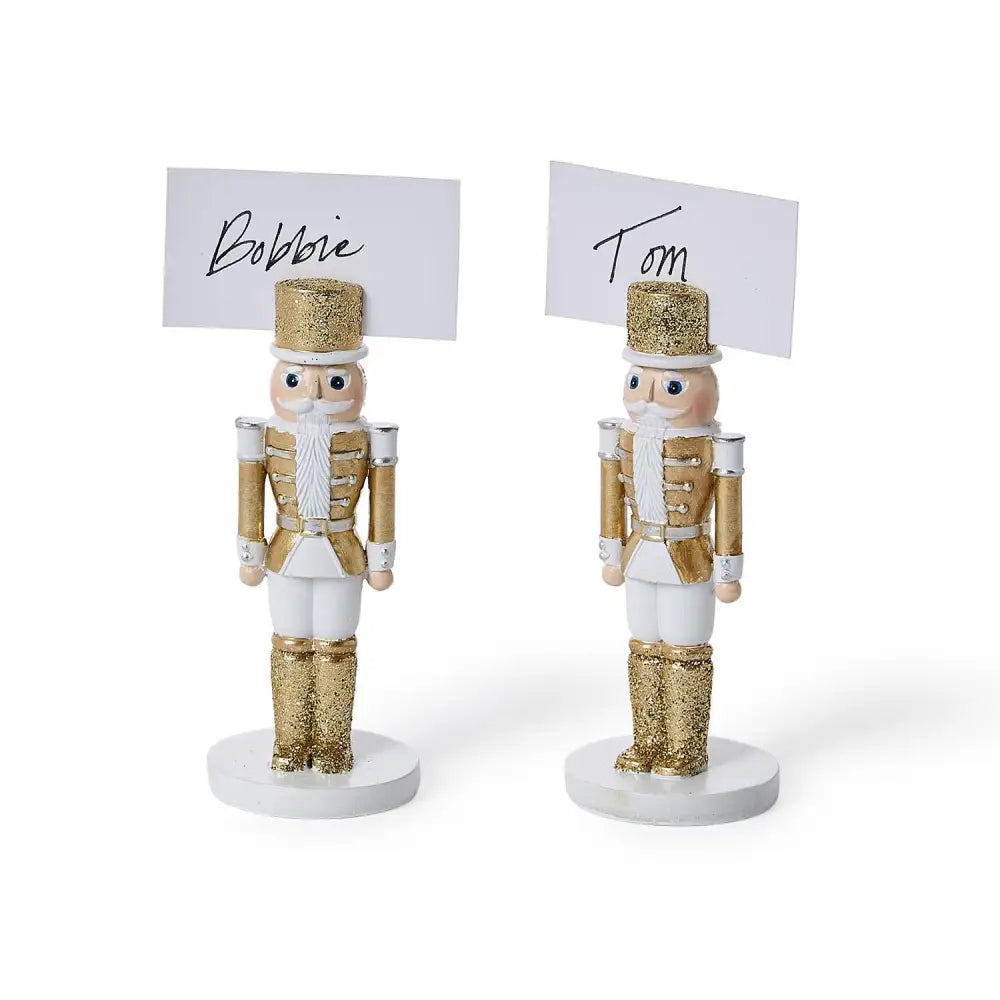 Nutcracker Place Card Holder - Christmas Decor