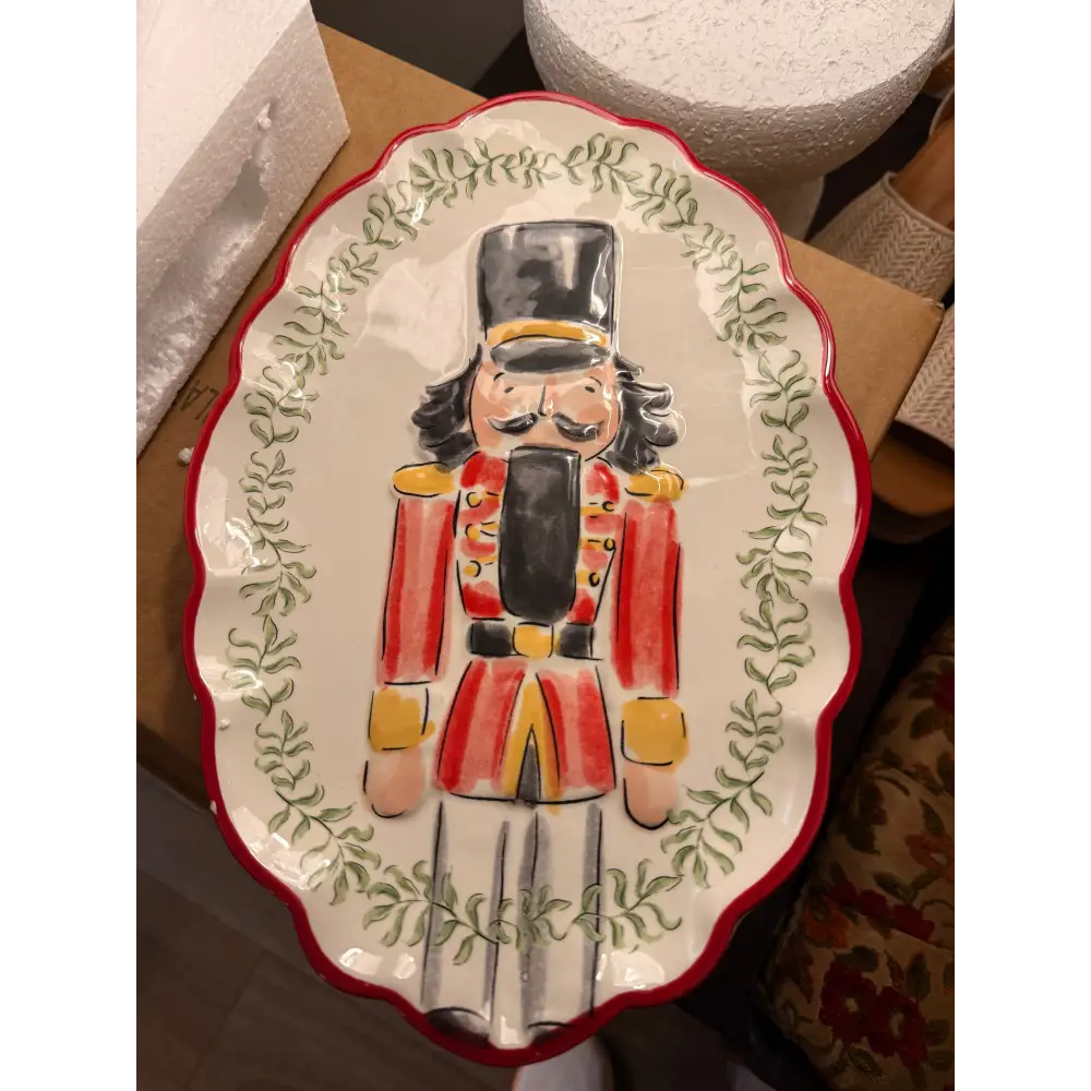 Nutcracker Platter - Christmas Platter