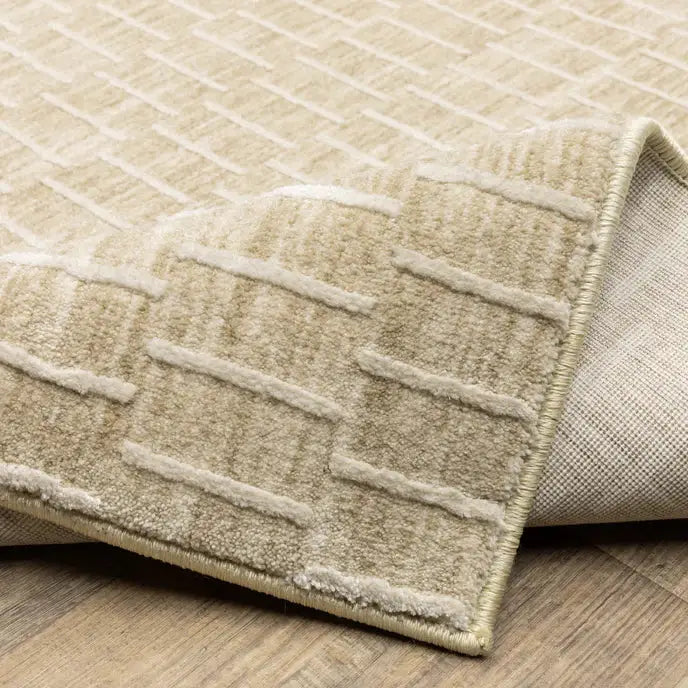 Oliver Tan Area Rug - 3’3’’x5’ - Area Rug