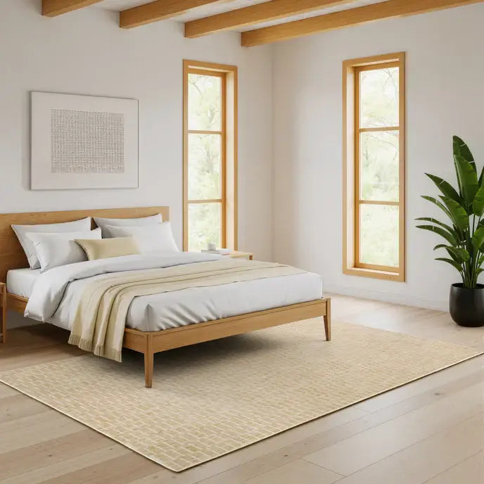 Oliver Tan Area Rug - 3’3’’x5’ - Area Rug