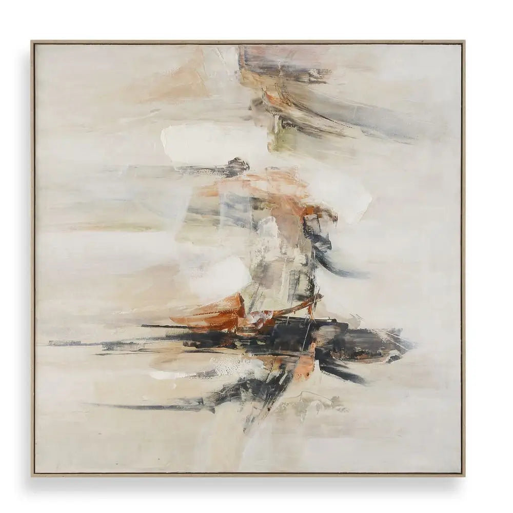 Outburst Hand Painted Canvas - Artwork