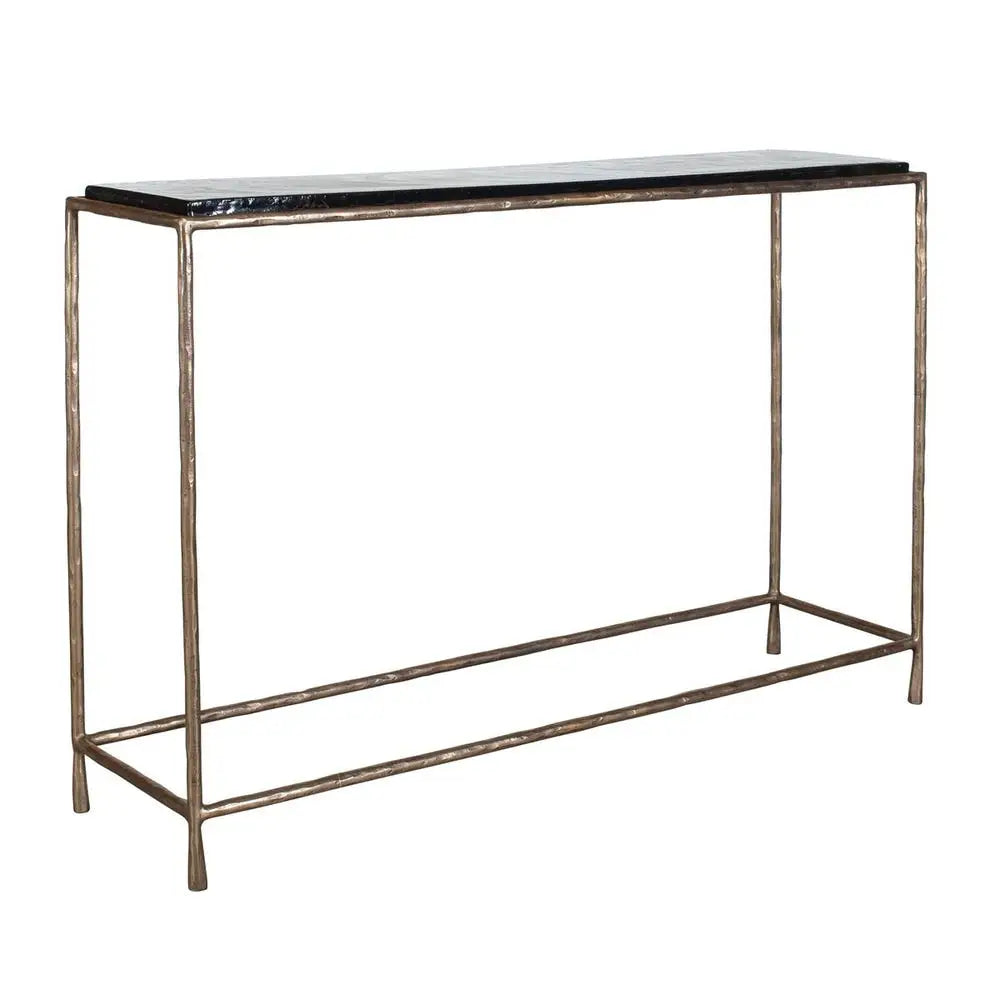 Ovard Smoked Glass Console Table - Console Table