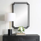 Overlapping Mirror - Black - Mirror