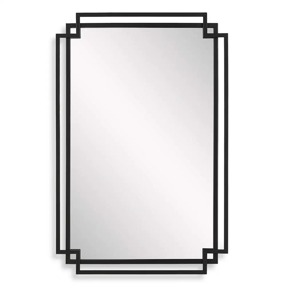 Overlapping Mirror - Black - Mirror