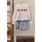 OVERSIZE Christmas Sweater with Lettering