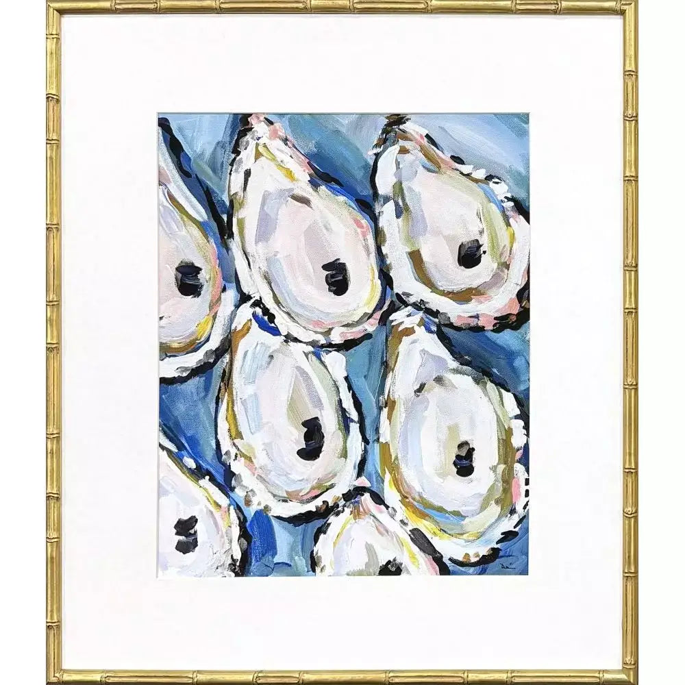 Oyster Shells - Blue - Artwork
