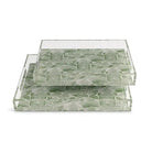 Pagoda Garden Green Tray - Tray