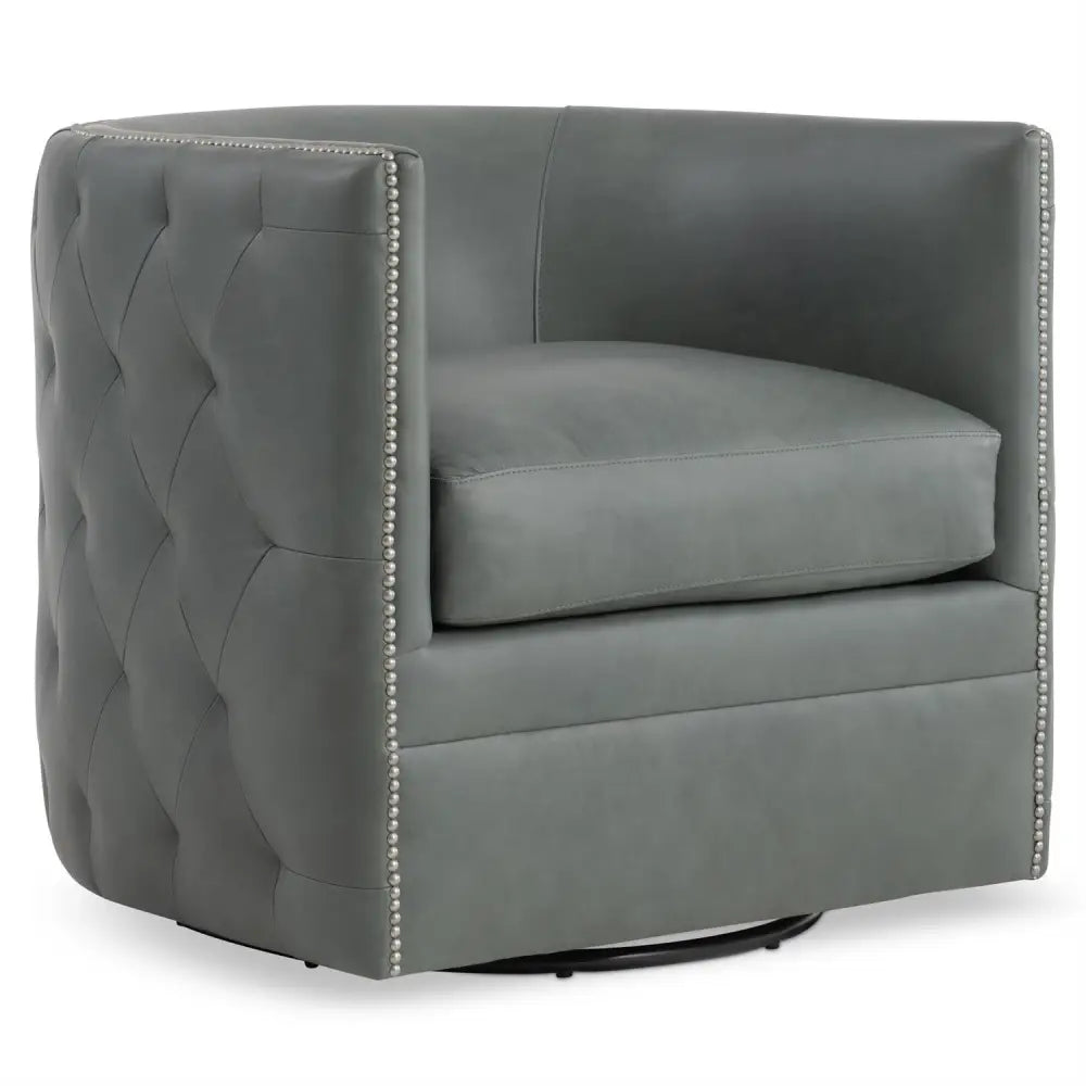 PALAZZO LEATHER SWIVEL CHAIR - SWIVEL CHAIR