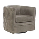 PALAZZO LEATHER SWIVEL CHAIR - SWIVEL CHAIR