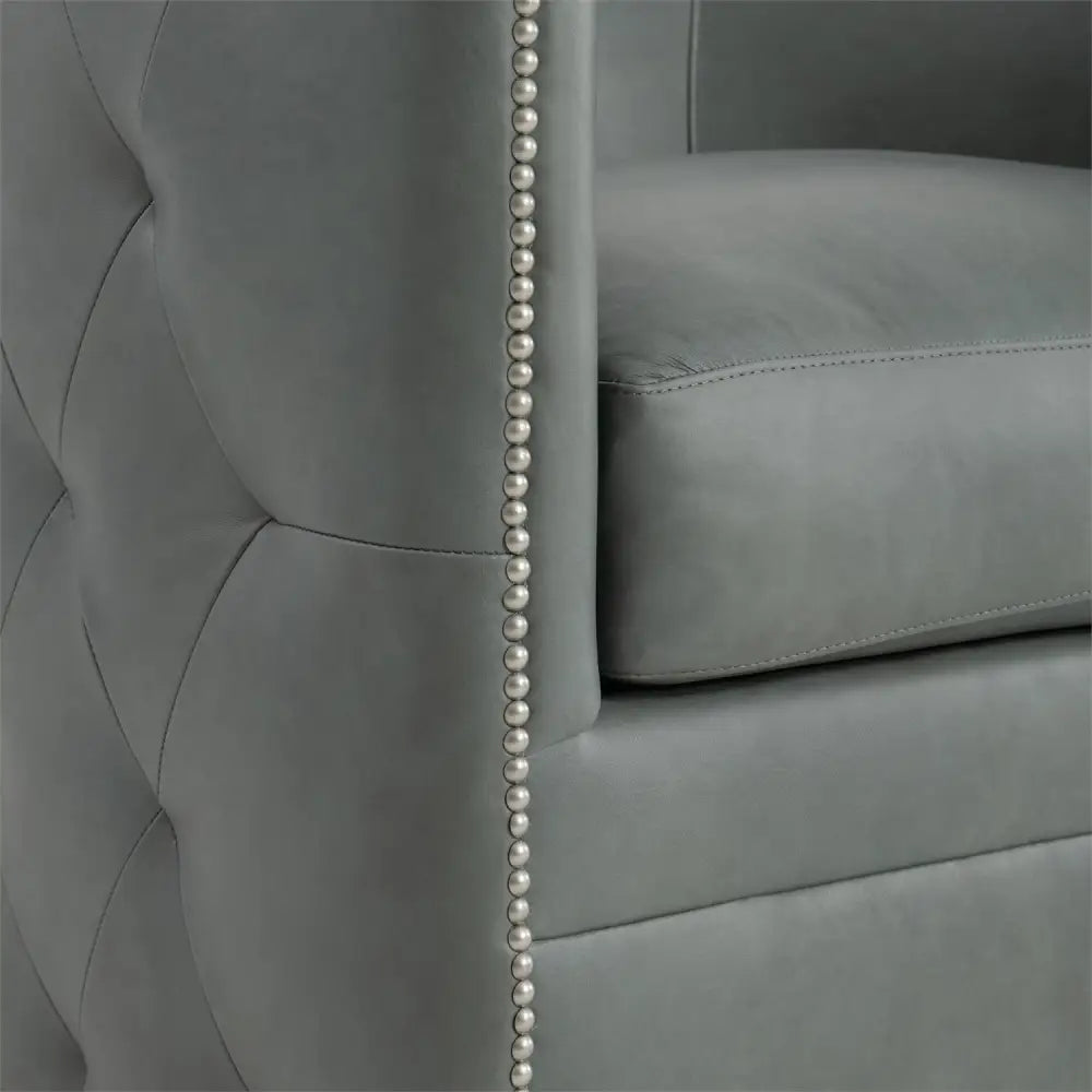 PALAZZO LEATHER SWIVEL CHAIR - SWIVEL CHAIR