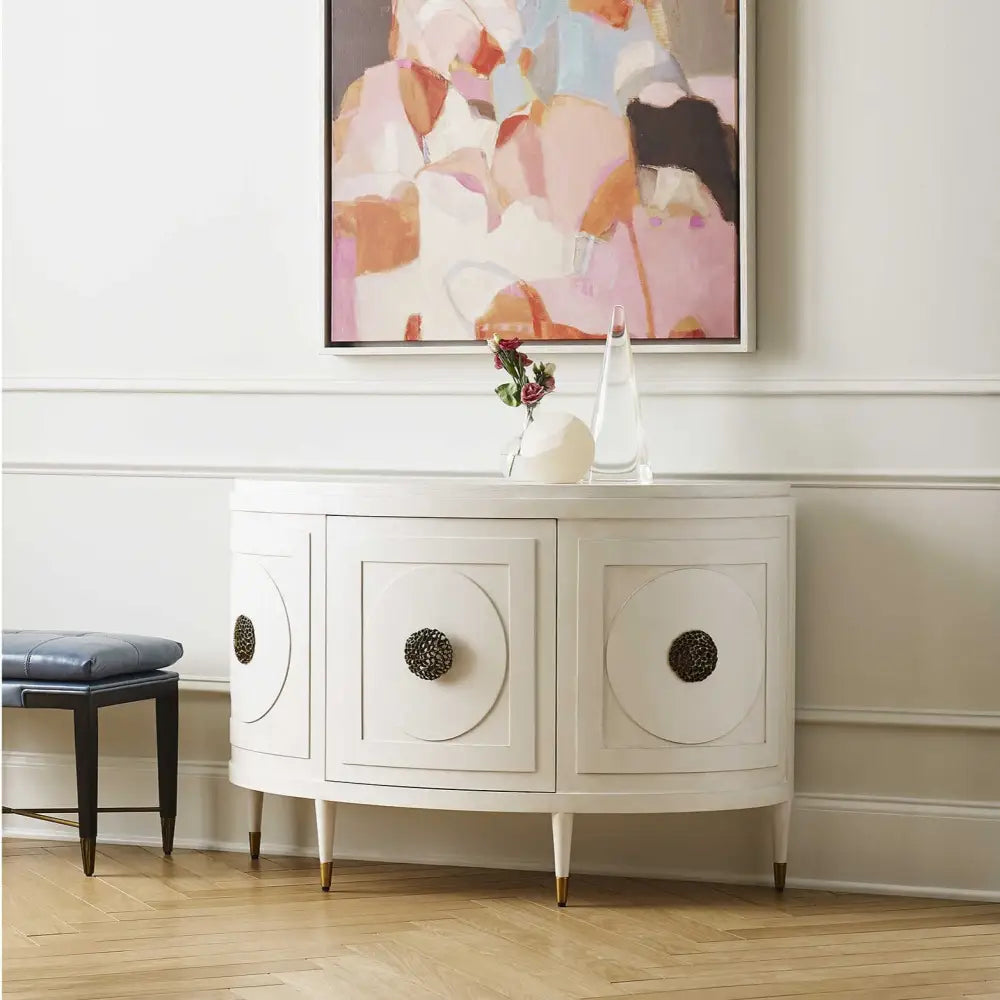 Paris Console - White / 48 W X 32 H X 17 D (in) - Cabinet
