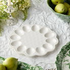 Perlette Cream Egg Plate
