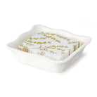 Perlette Cream HW Melamine Cocktail Napkin Holder 7x7x2.25