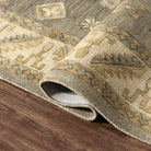 Petros Neutral Traditional Area Rug - Area Rug